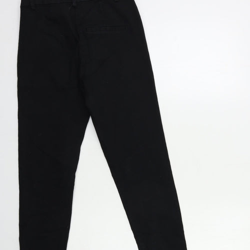 H&M Womens Black   Cropped Jeans Size 8 L26 in