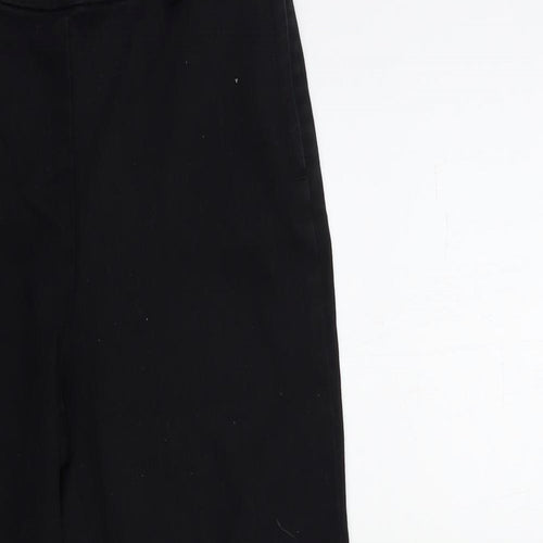 H&M Womens Black   Cropped Jeans Size 8 L26 in
