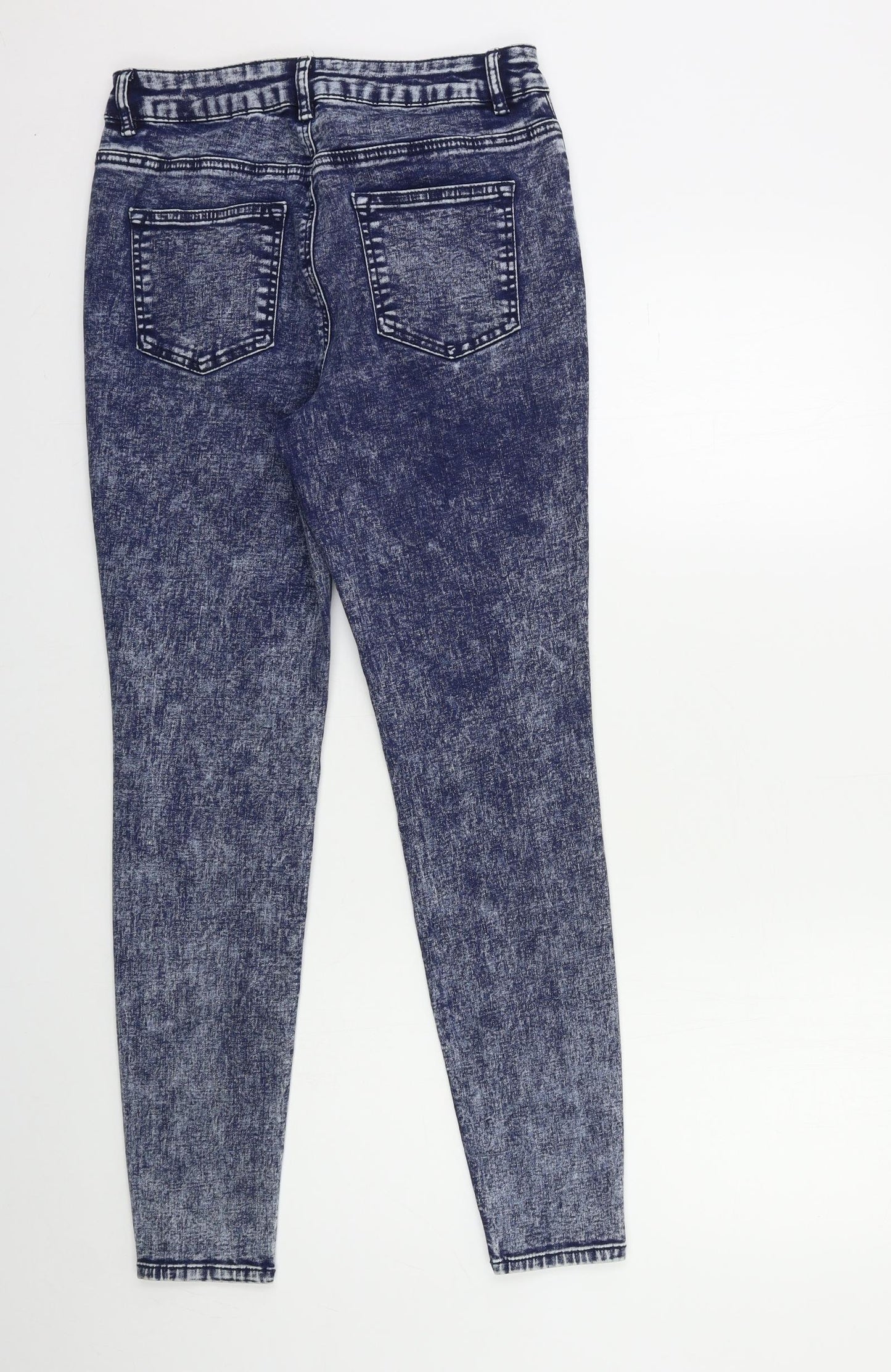 TU Womens Blue  Denim Skinny Jeans Size 12 L30 in