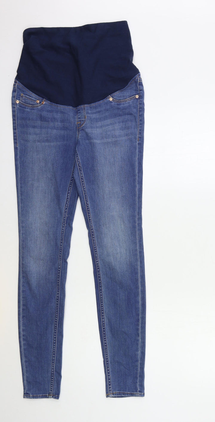 H&M Womens Blue  Denim Skinny Jeans Size S L30 in