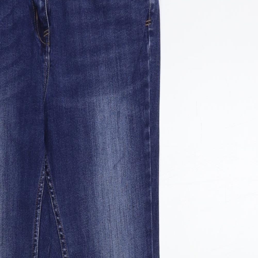NEXT Womens Blue  Denim Flared Jeans Size 12 L32 in
