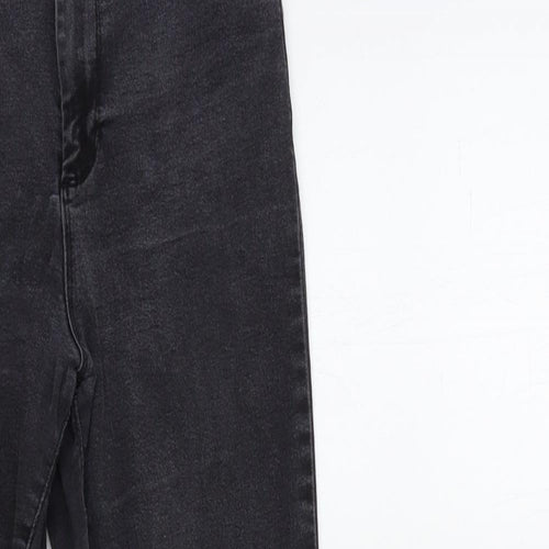 Denim & Co. Womens Black  Denim Skinny Jeans Size 14 L25 in