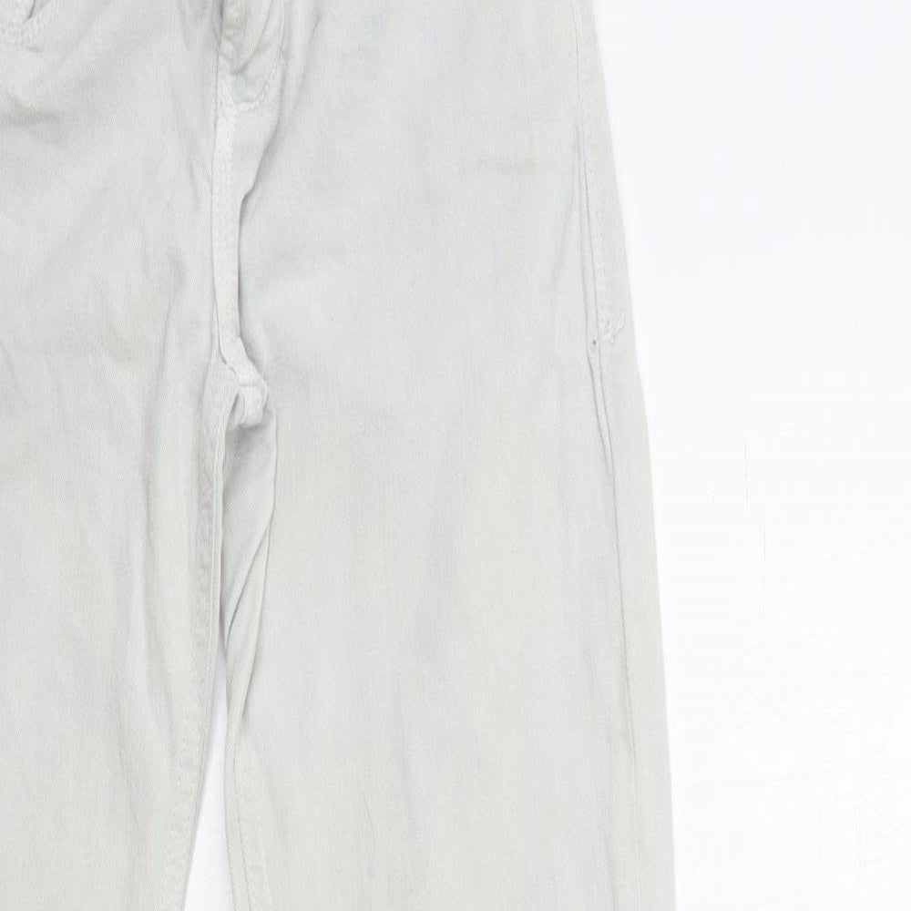 Bershka Womens Grey  Denim Skinny Jeans Size 8 L32 in