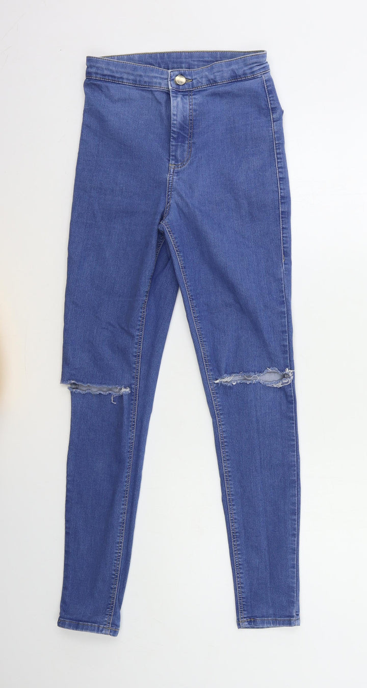 Topshop Womens Blue Denim Skinny Jeans Size 26 in L28 in