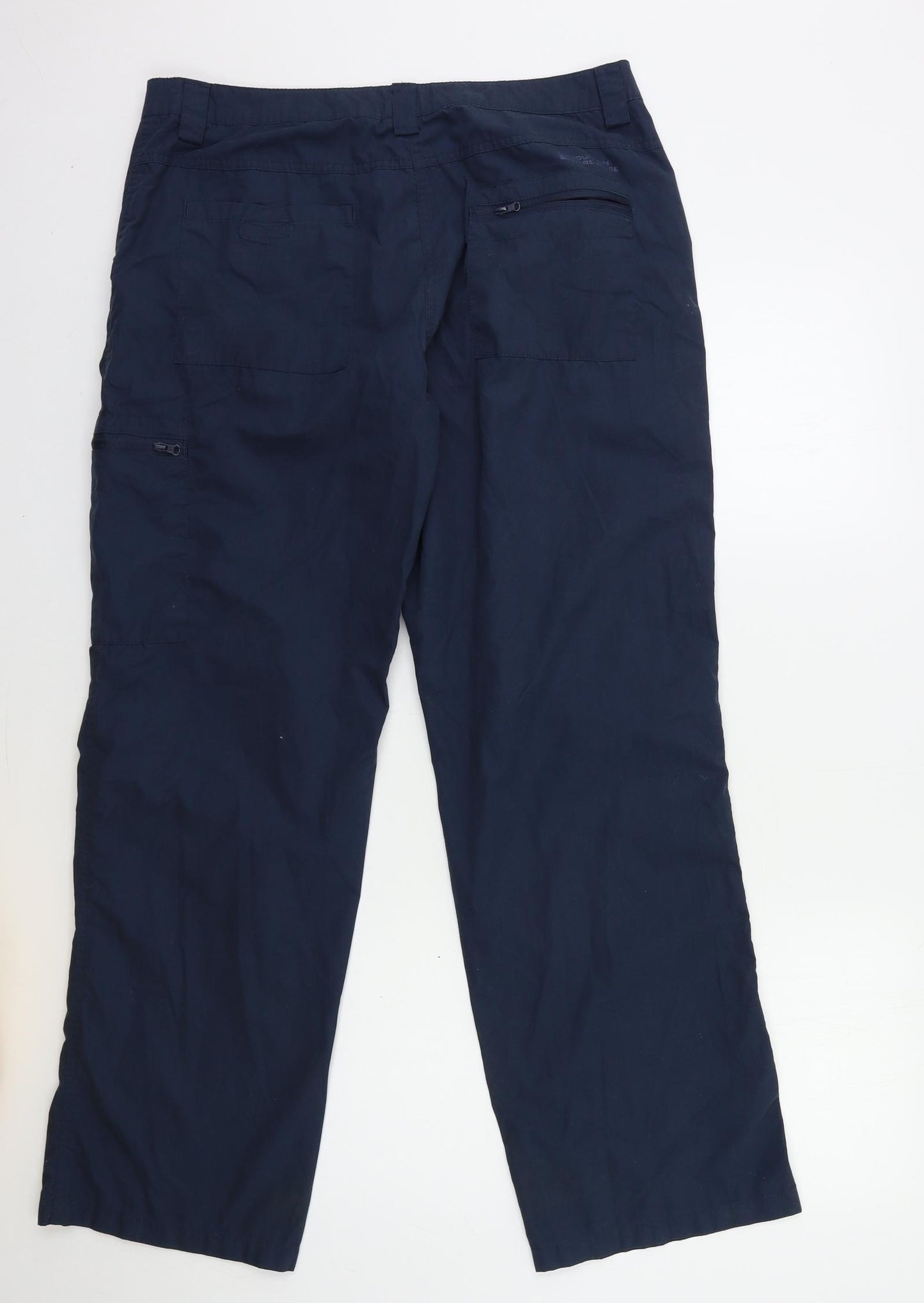 Mountain Warehouse Womens Blue   Cargo Trousers Size 14 L30 in