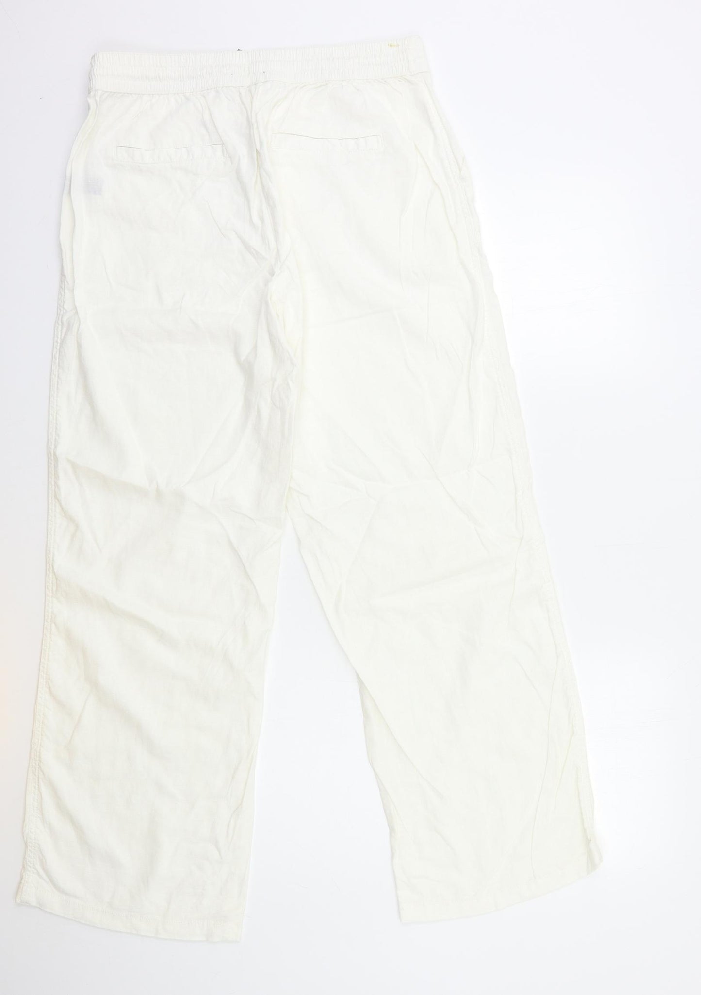 George Womens White   Trousers  Size 14 L29 in