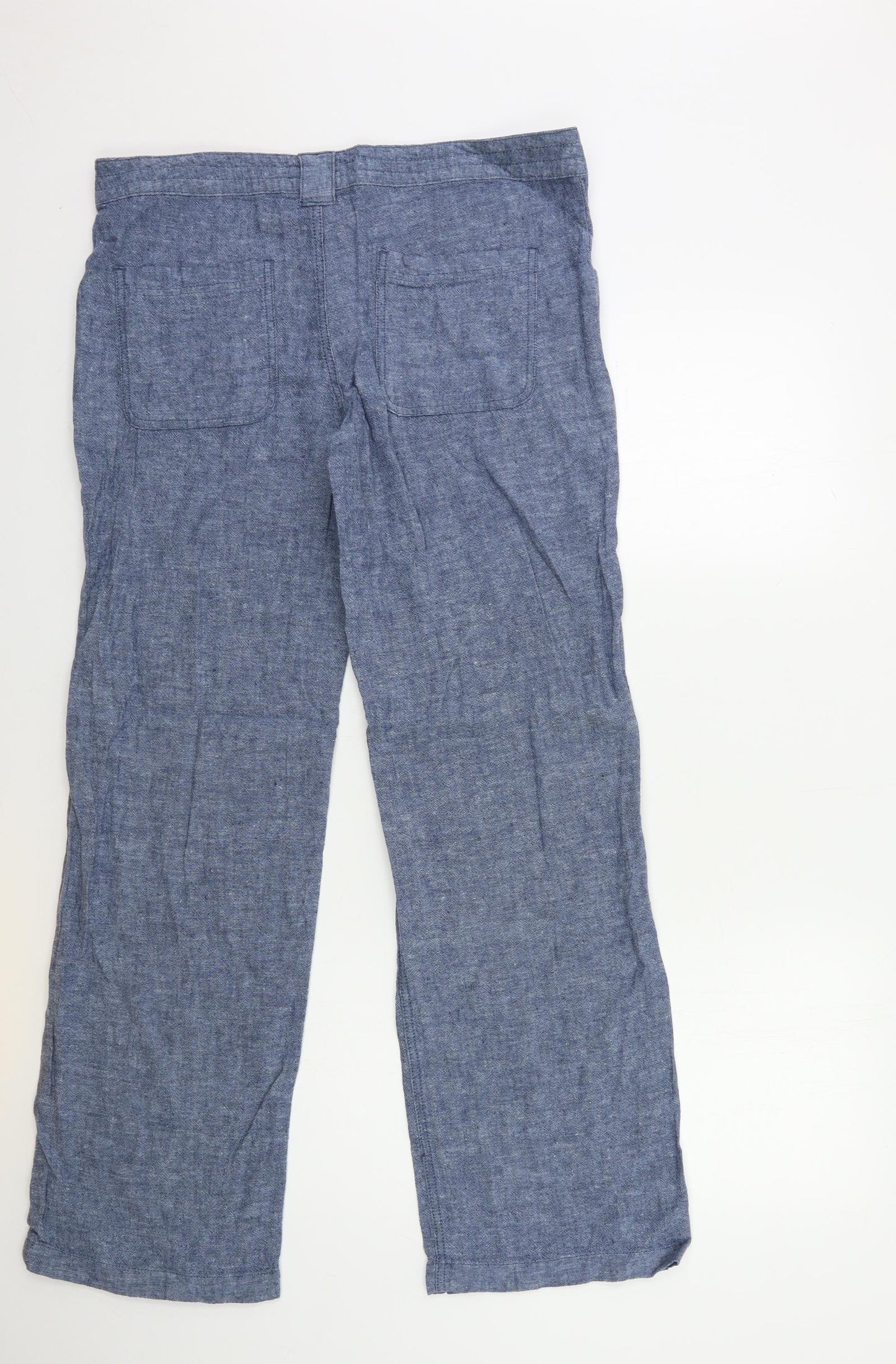 TU Womens Blue   Trousers  Size 12 L31 in