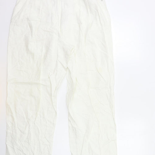 HABALDA Womens White   Trousers  Size XL L30 in