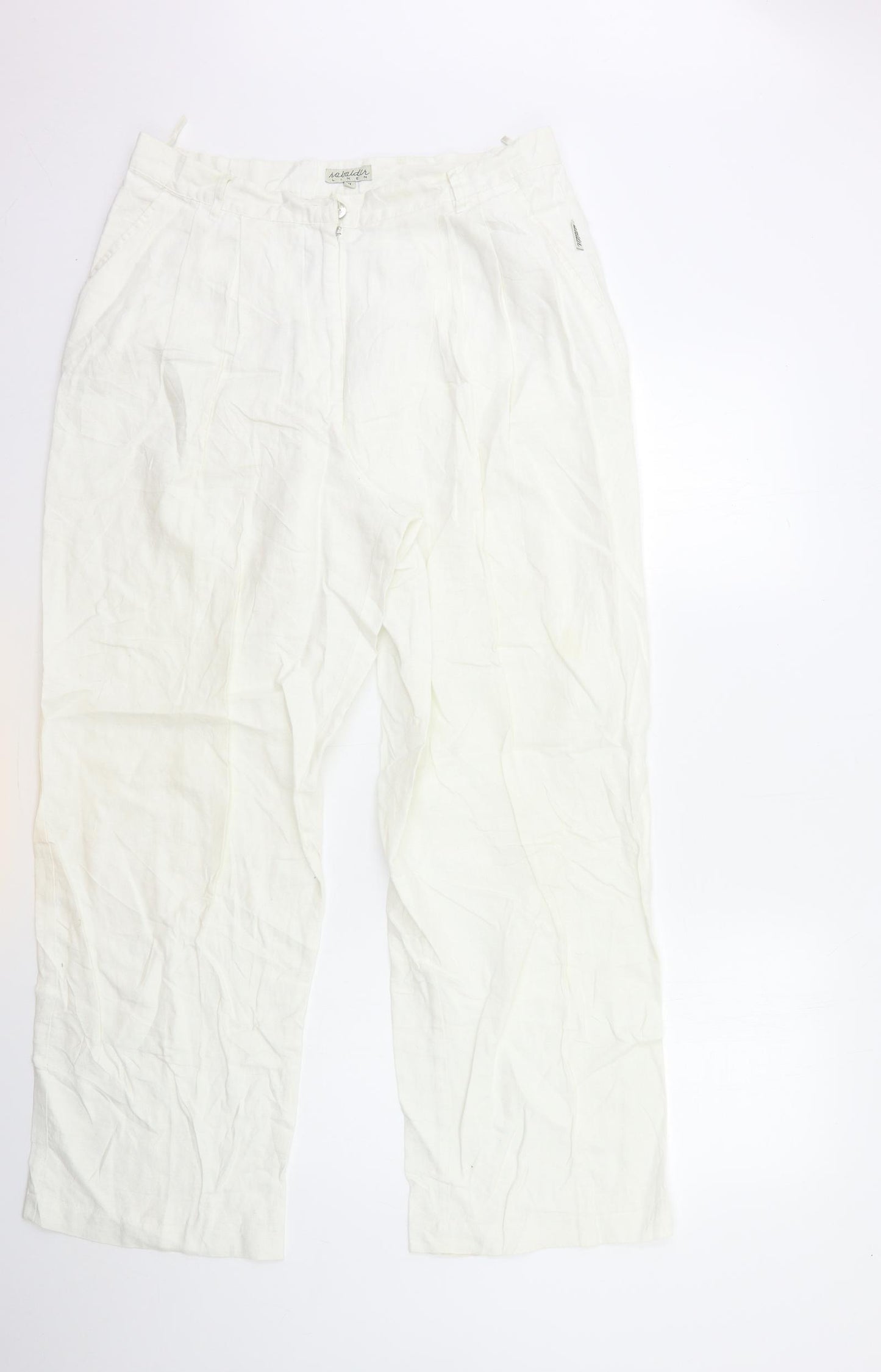 HABALDA Womens White   Trousers  Size XL L30 in