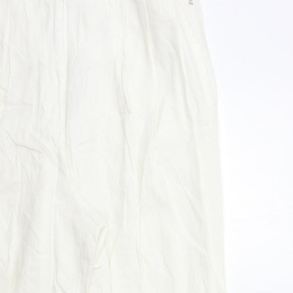 HABALDA Womens White   Trousers  Size XL L30 in