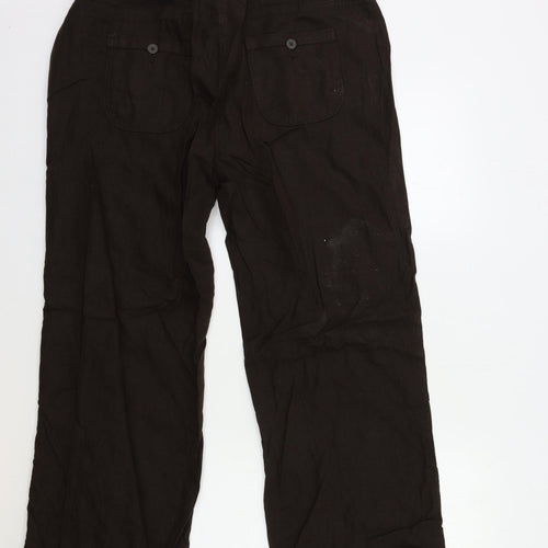 Marks and Spencer Womens Brown   Trousers  Size 16 L30 in