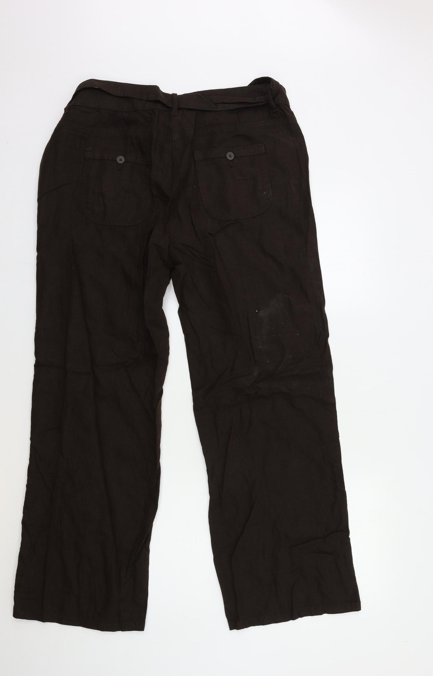 Marks and Spencer Womens Brown   Trousers  Size 16 L30 in