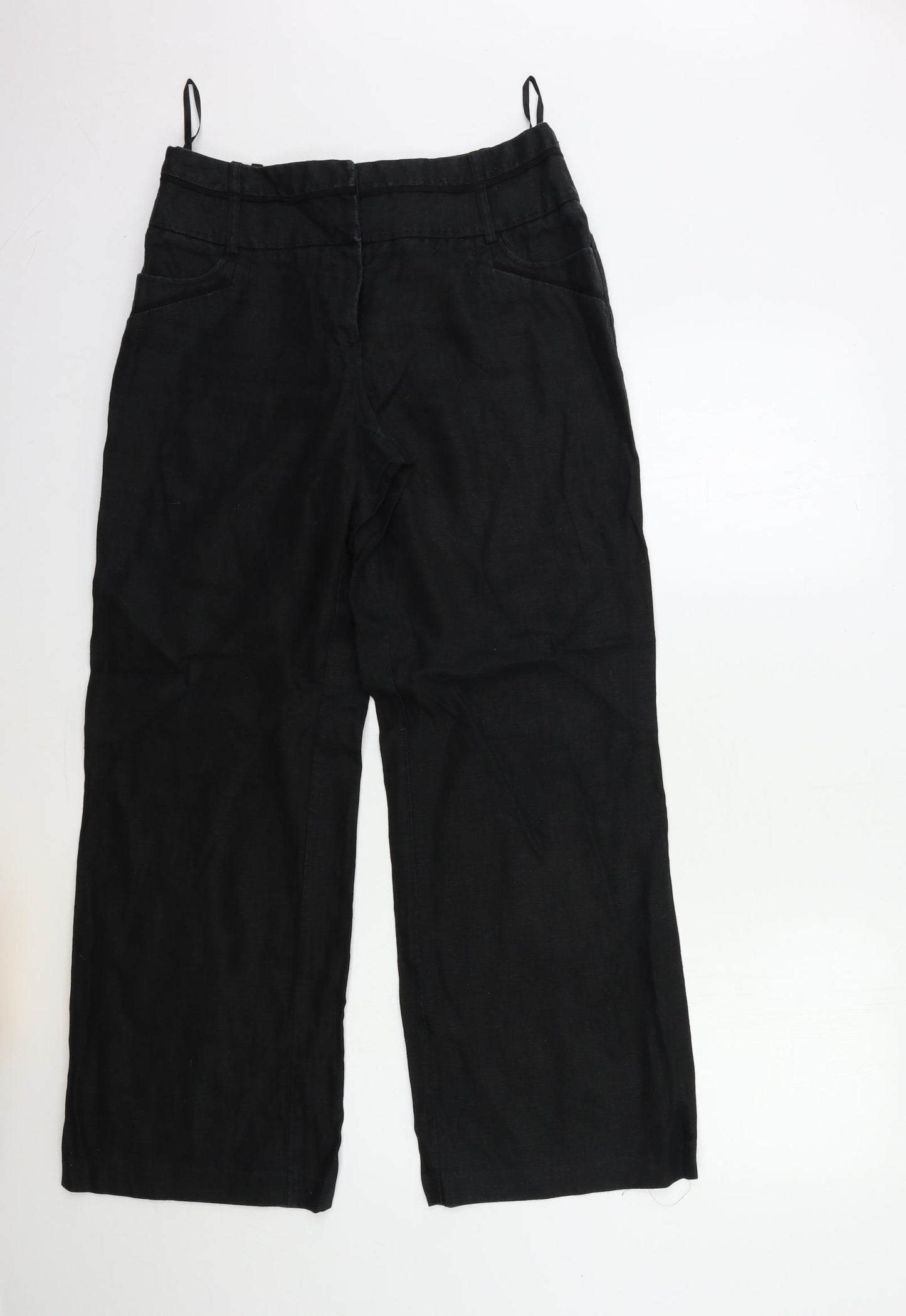 NEXT Womens Black   Trousers  Size 12 L30 in