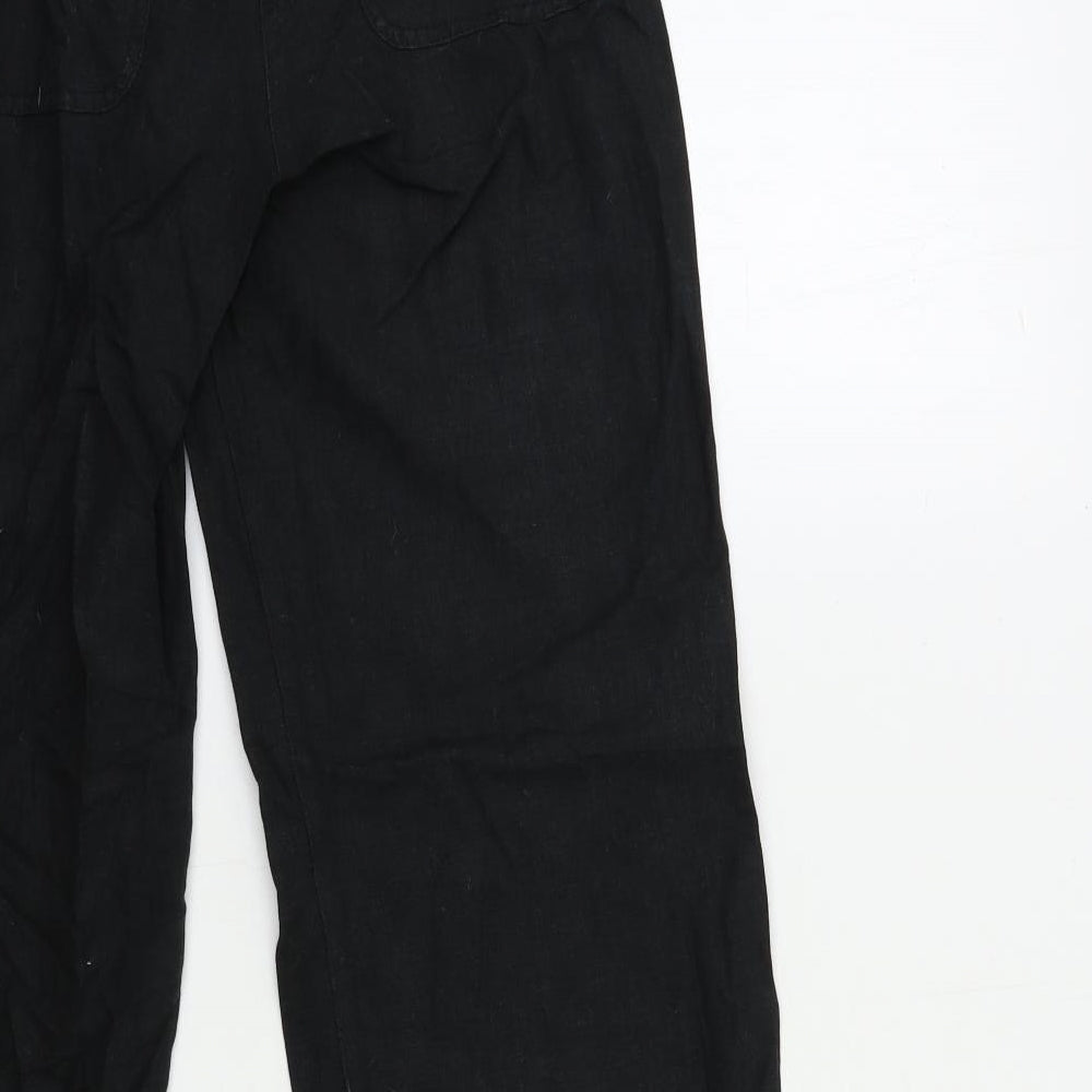NEXT Womens Black   Trousers  Size 14 L31 in