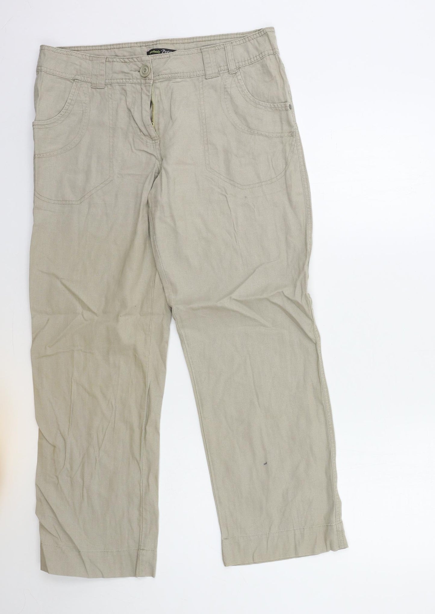 George Womens Beige   Trousers  Size 12 L28 in