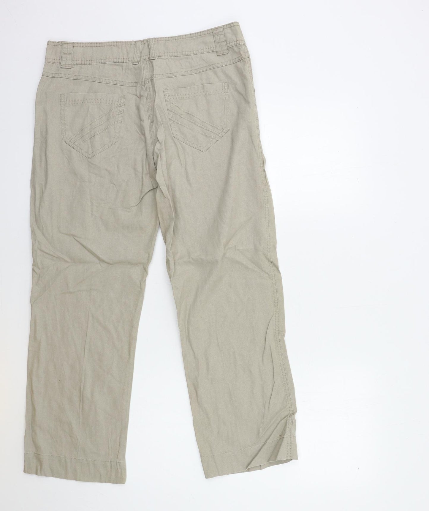 George Womens Beige   Trousers  Size 12 L28 in