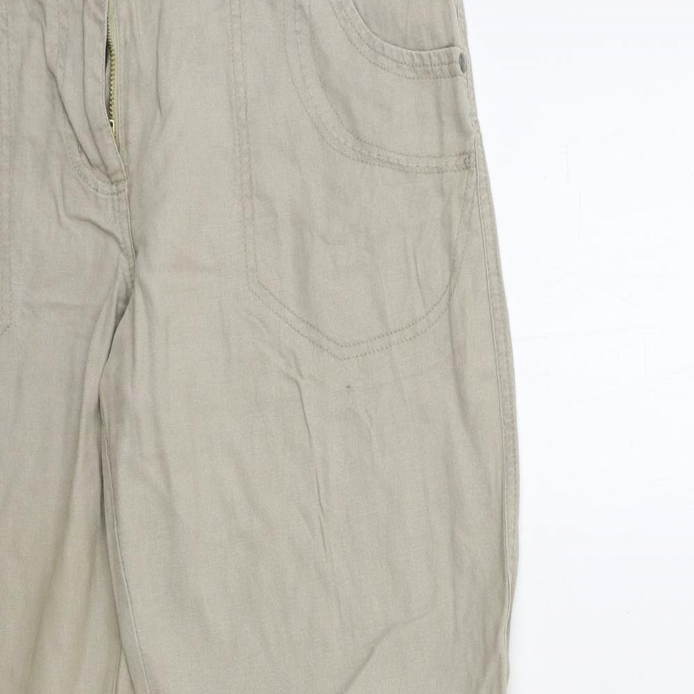 George Womens Beige   Trousers  Size 12 L28 in