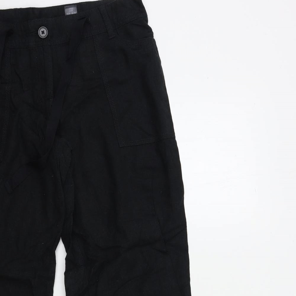 NEXT Womens Black   Trousers  Size 12 L28 in