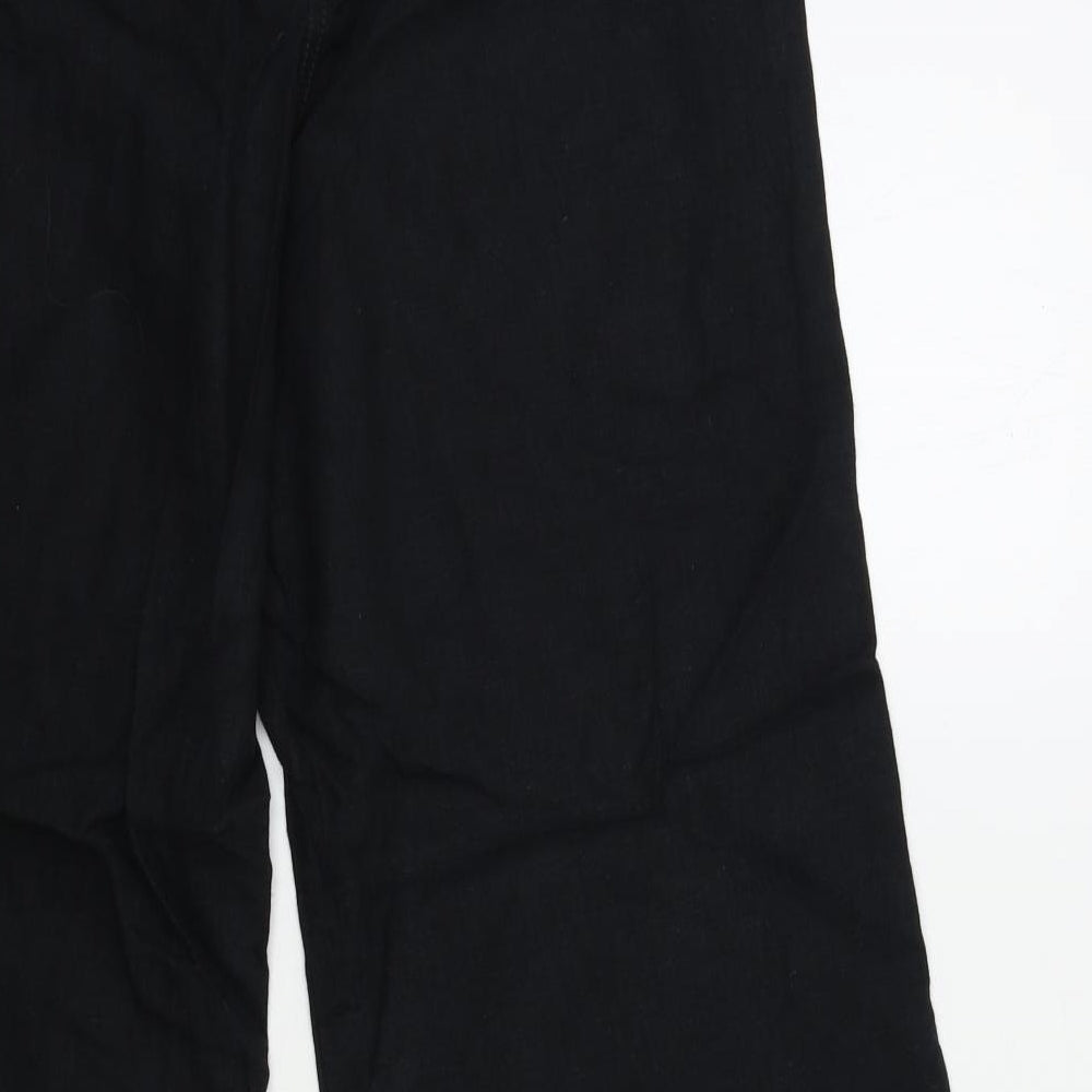 NEXT Womens Black   Trousers  Size 12 L28 in