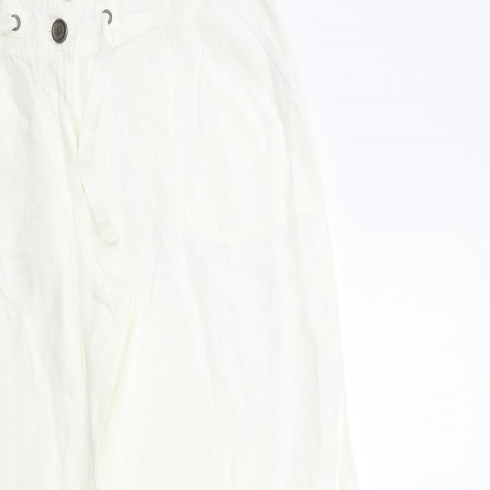 Atmosphere Womens White   Trousers  Size 16 L30 in