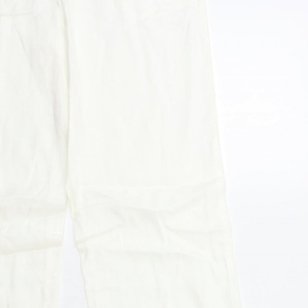 Atmosphere Womens White   Trousers  Size 16 L30 in