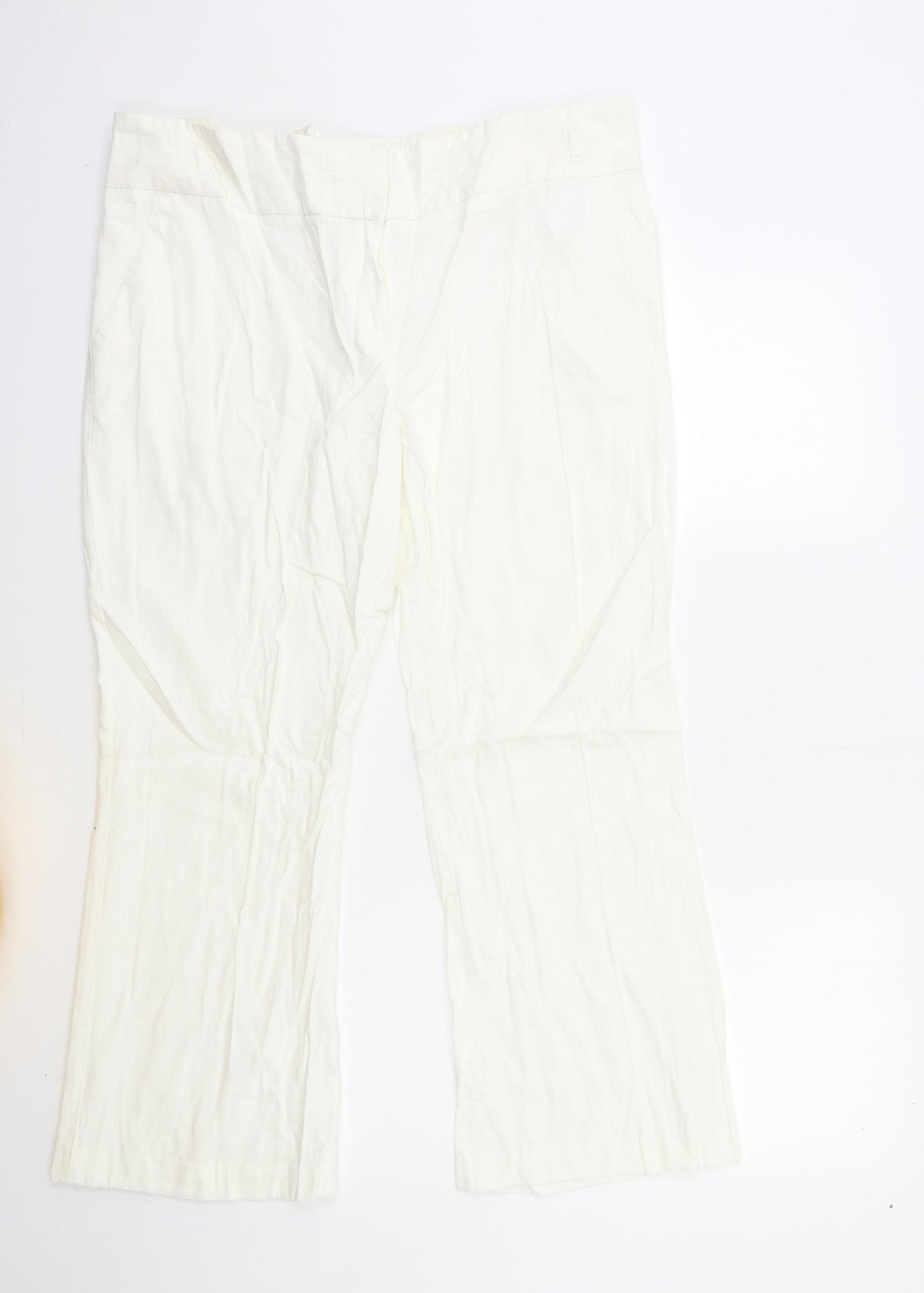 George Womens White   Trousers  Size 20 L28 in