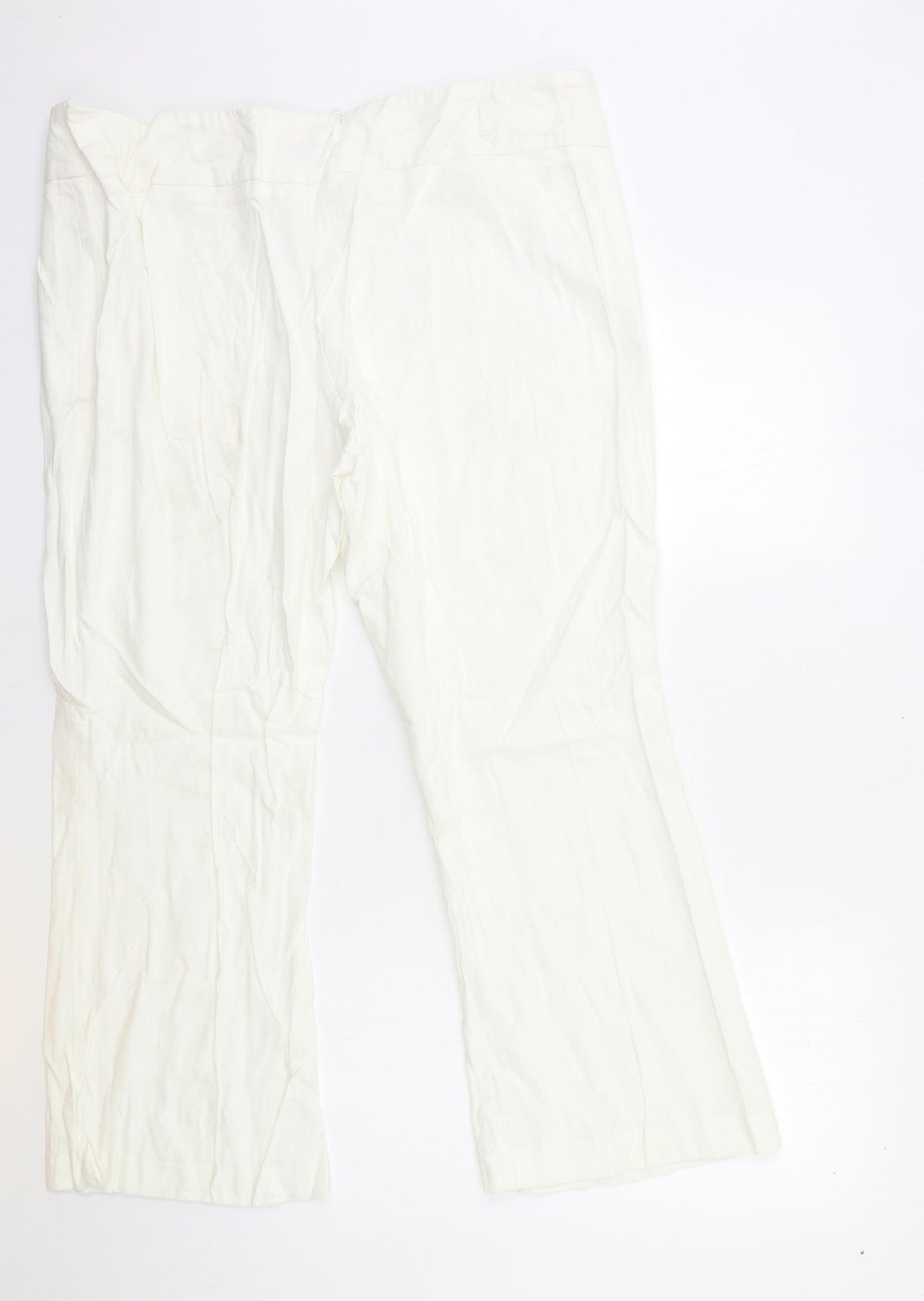 George Womens White   Trousers  Size 20 L28 in