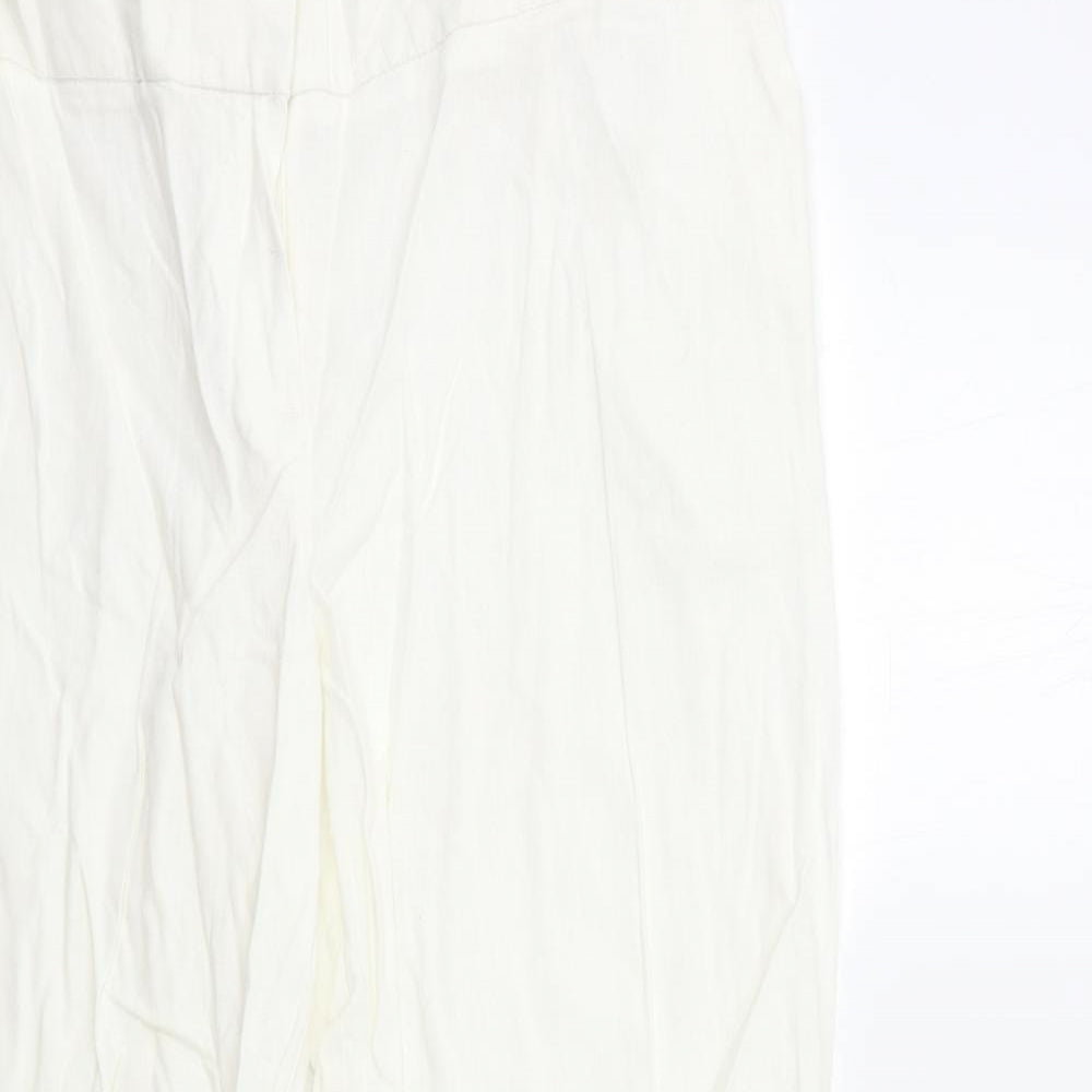 George Womens White   Trousers  Size 20 L28 in