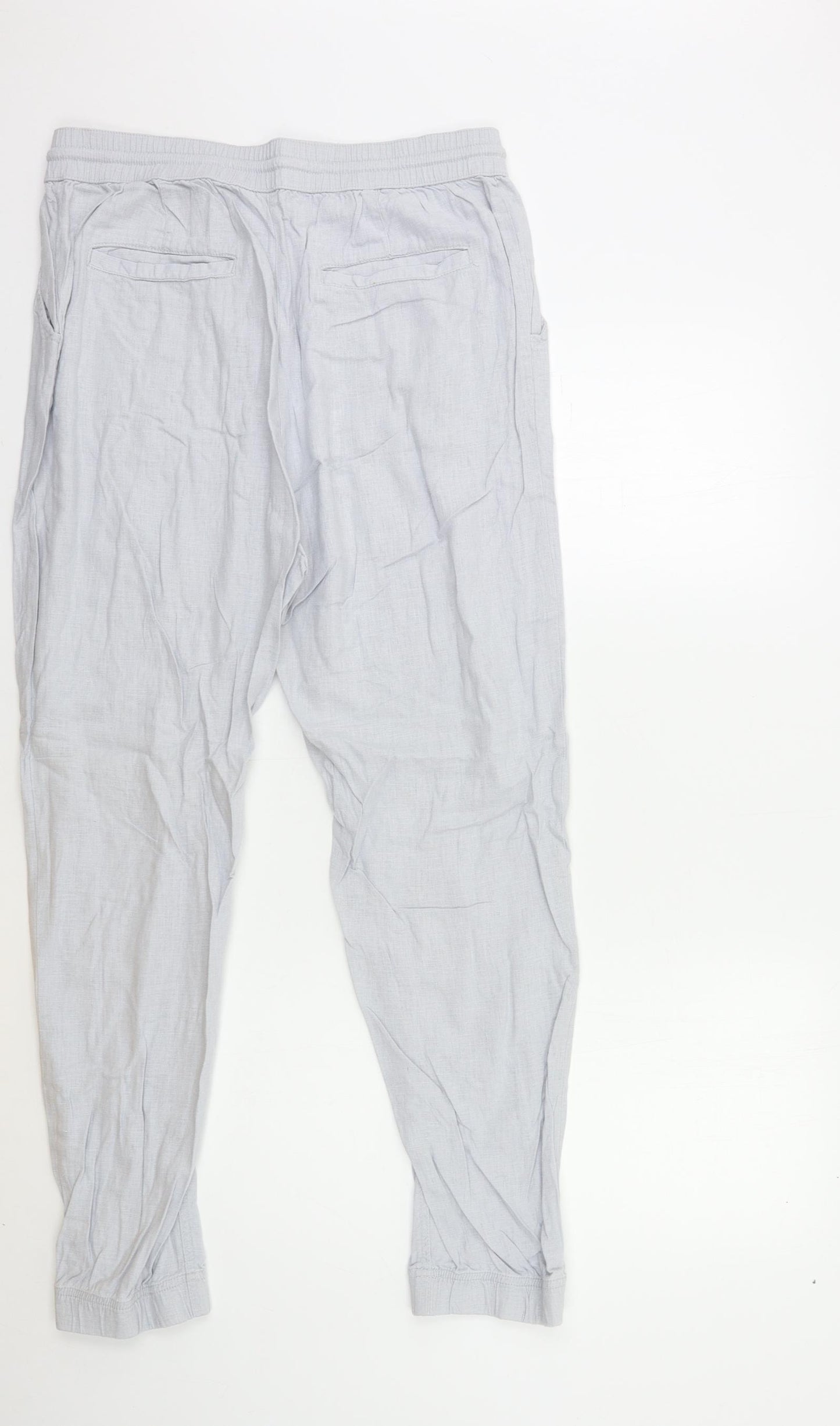 H&M Womens Grey   Trousers  Size 14 L30 in
