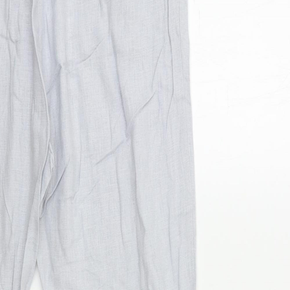 H&M Womens Grey   Trousers  Size 14 L30 in