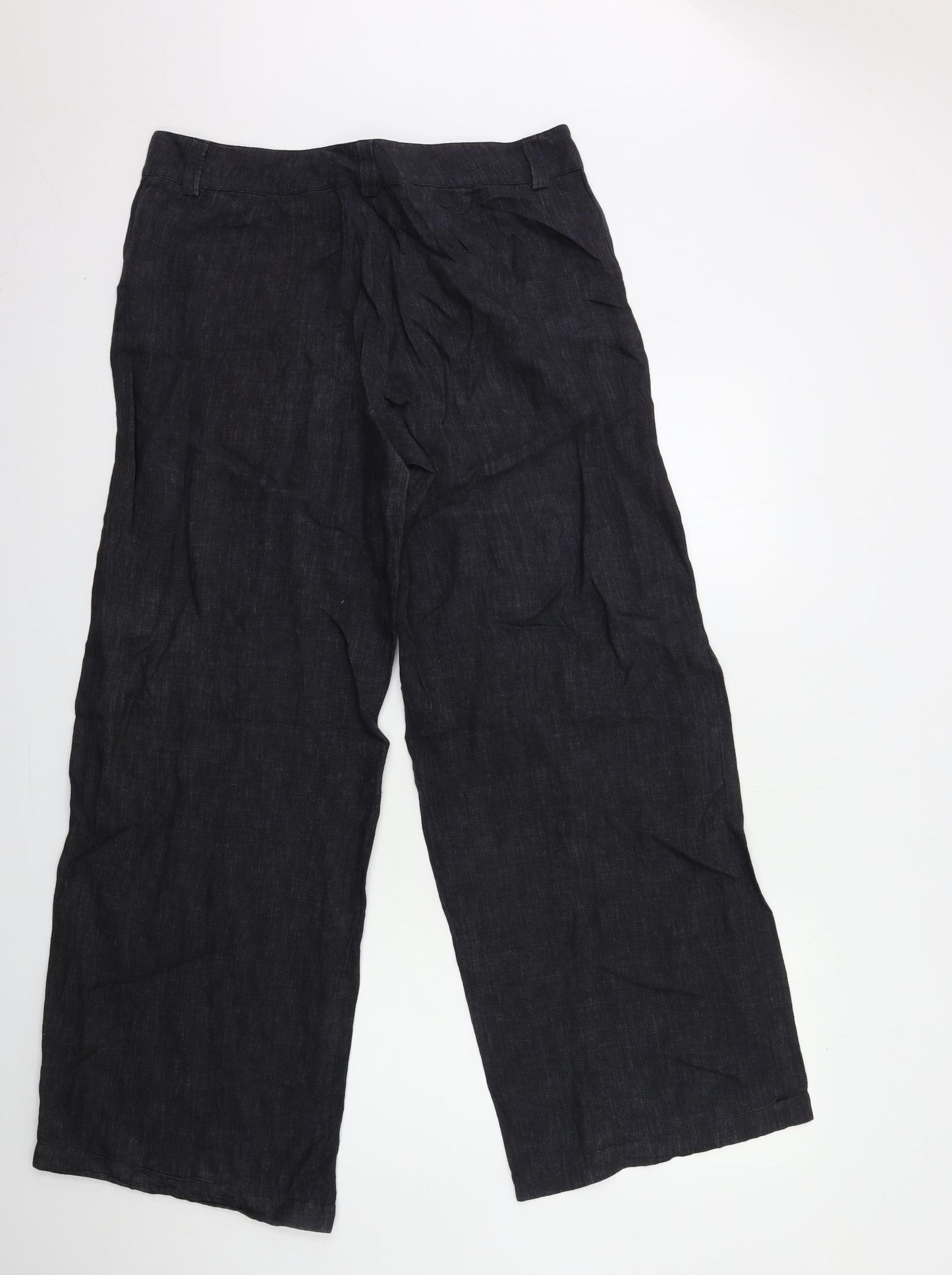 L.K. Bennett Womens Black   Trousers  Size 14 L31 in