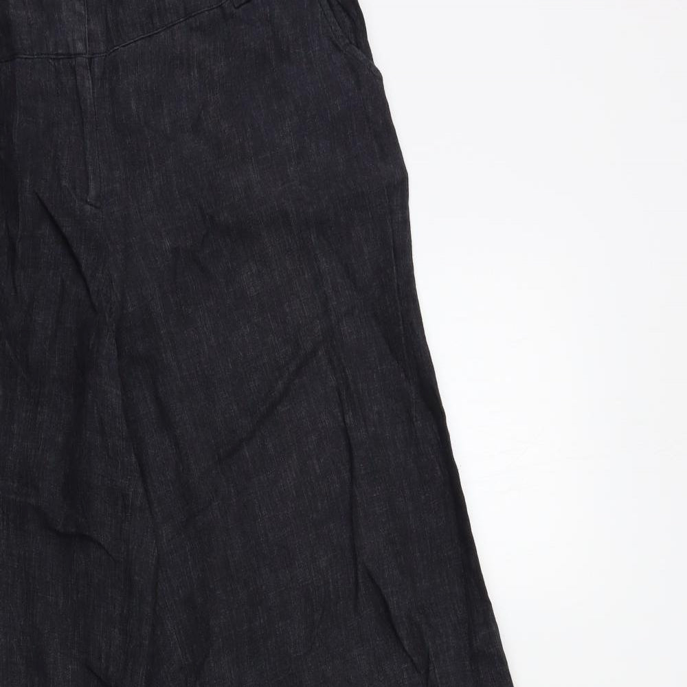 L.K. Bennett Womens Black   Trousers  Size 14 L31 in