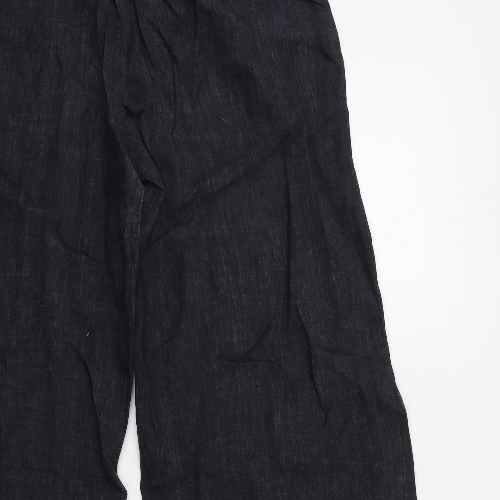 L.K. Bennett Womens Black   Trousers  Size 14 L31 in