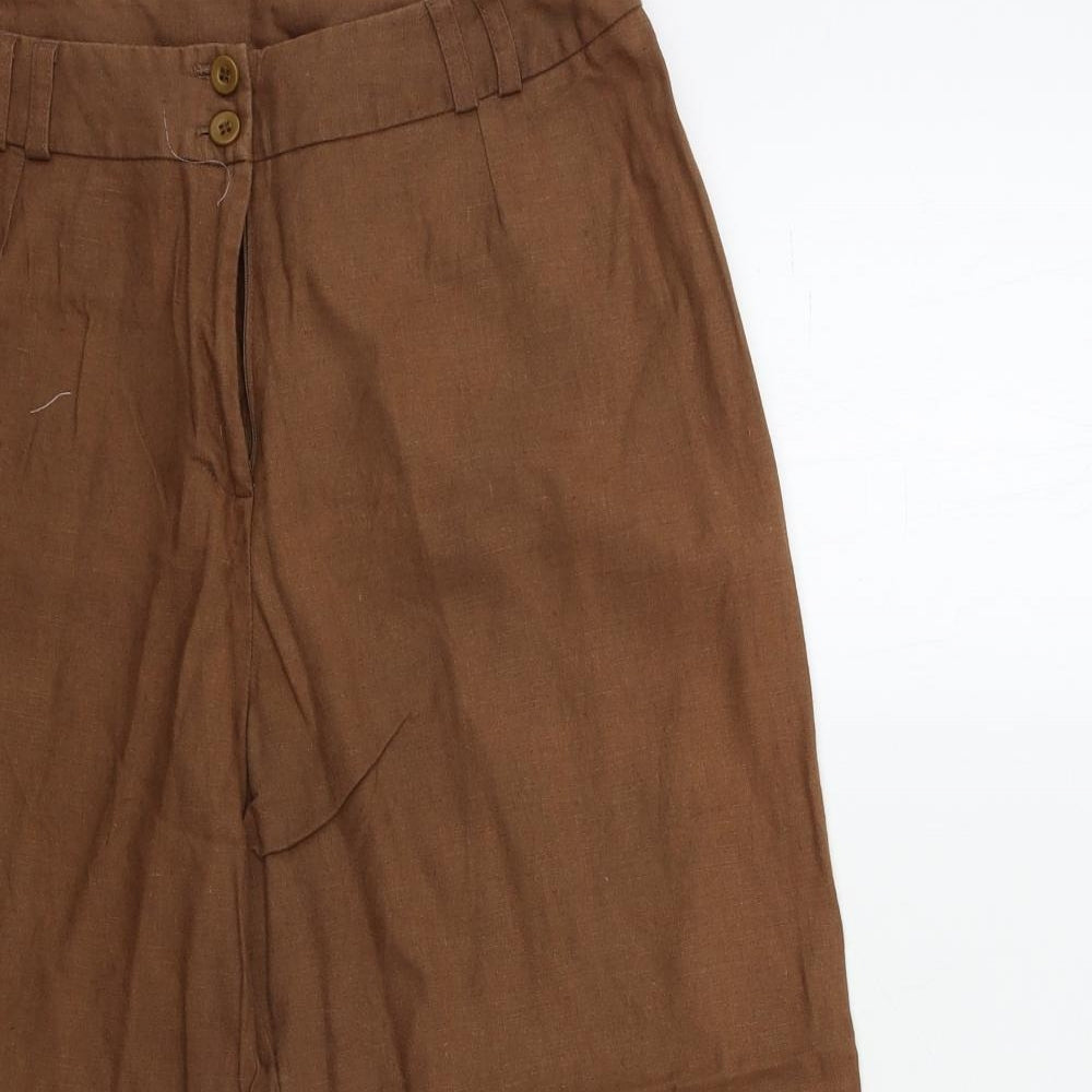 CMD Womens Brown   Cropped Trousers Size 14 L20 in