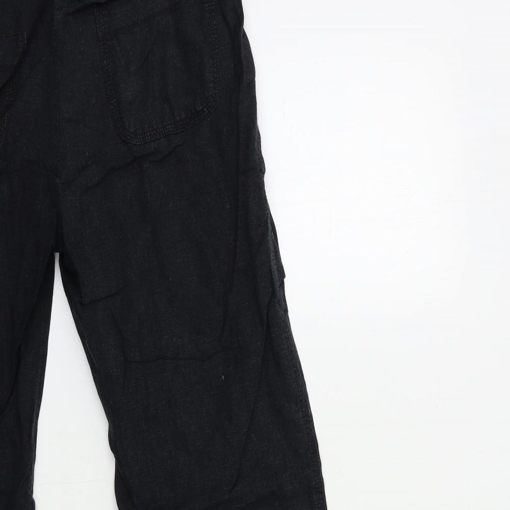 Papaya Womens Black   Trousers  Size 12 L30 in