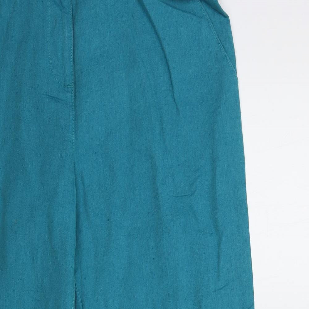 Per Una Womens Blue   Trousers  Size 14 L23 in