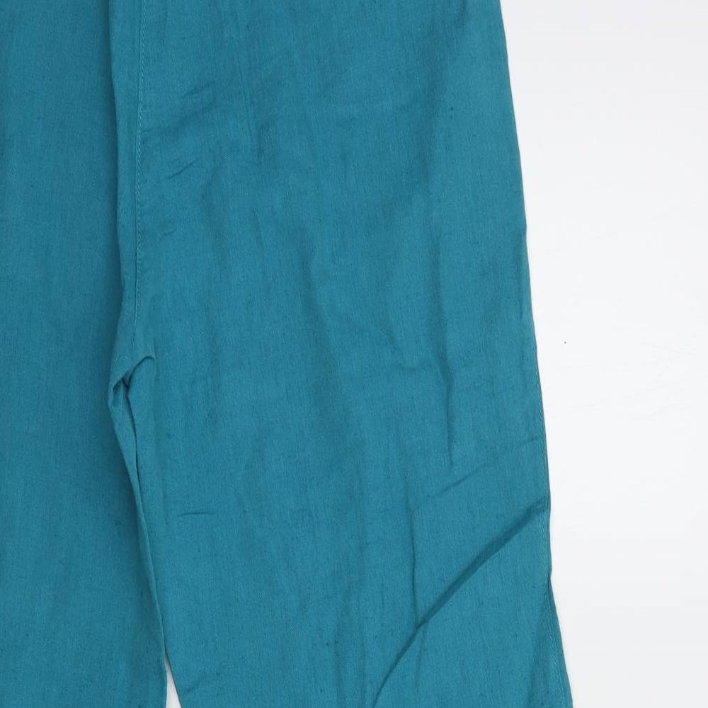 Per Una Womens Blue   Trousers  Size 14 L23 in