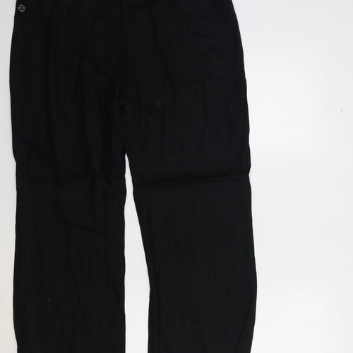Marks and Spencer Womens Black   Trousers  Size 18 L29 in