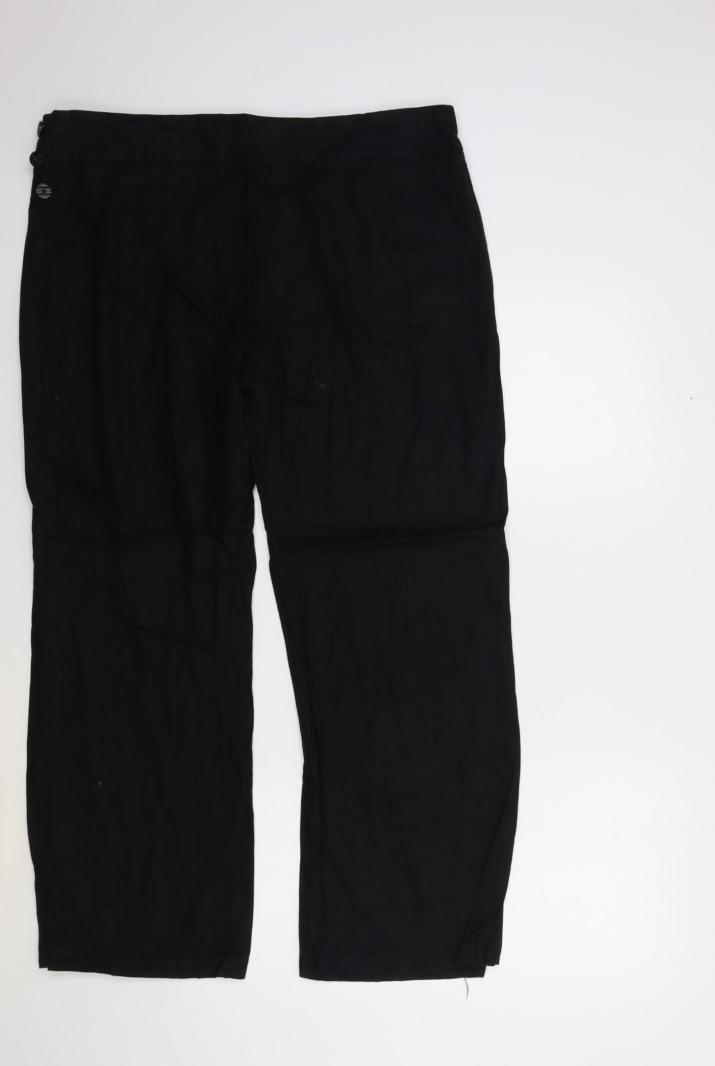Marks and Spencer Womens Black   Trousers  Size 18 L29 in