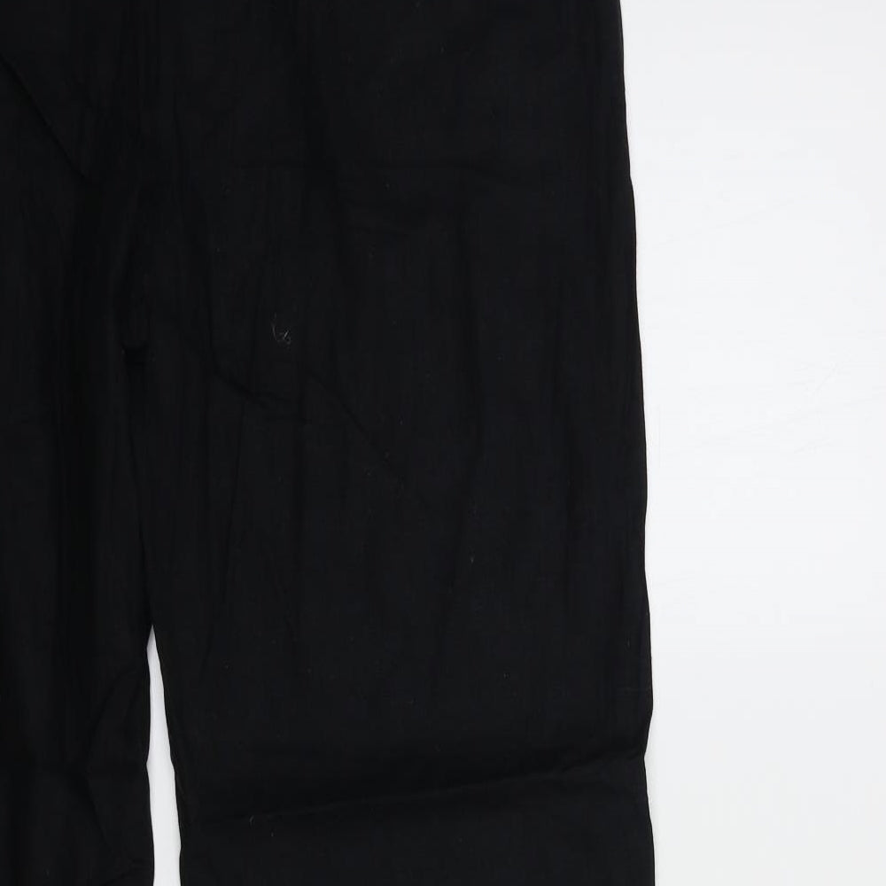 Marks and Spencer Womens Black   Trousers  Size 18 L29 in