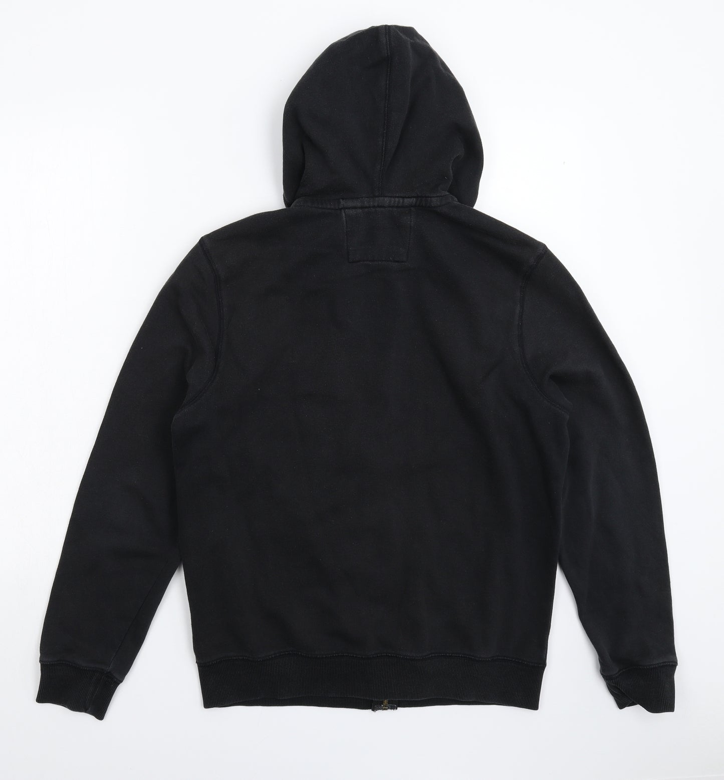 George Mens Black   Full Zip Hoodie Size S