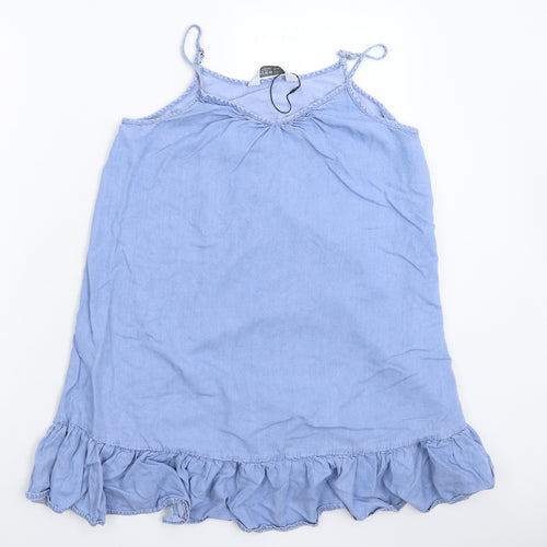 Denim & Co. Womens Blue   Basic Tank Size 14