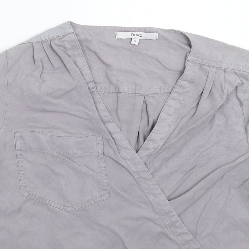 NEXT Womens Grey   Basic Blouse Size 10