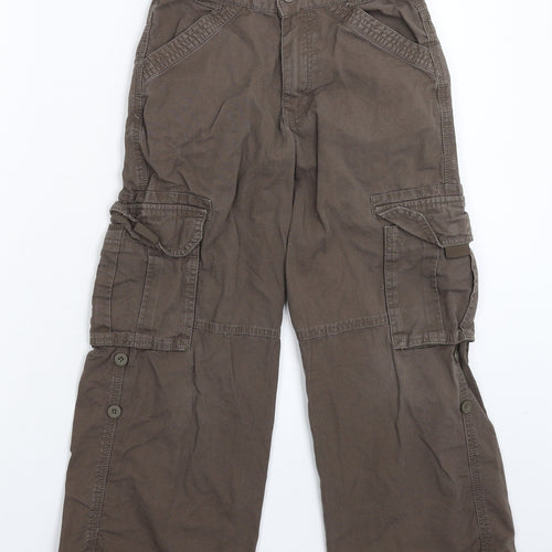 Matalan Boys Grey   Cargo Trousers Size 9 Years