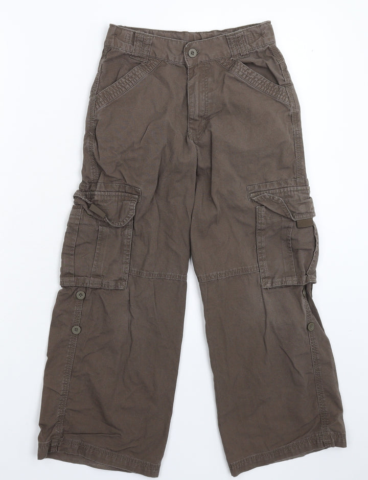 Matalan Boys Grey   Cargo Trousers Size 9 Years