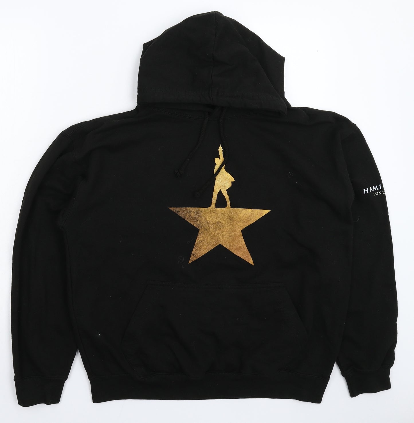 Hamilton Mens Black   Pullover Hoodie Size L