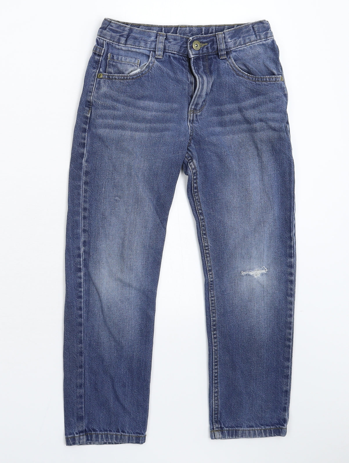 F&F Boys Blue  Denim Skinny Jeans Size 8-9 Years