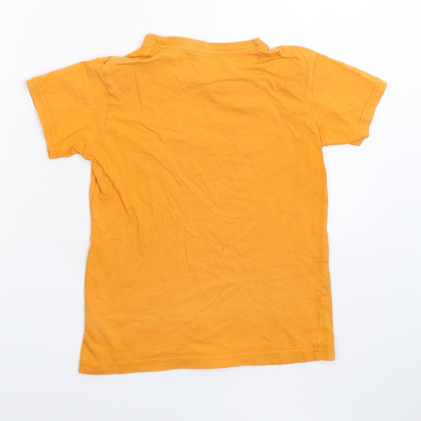 Urban Outlaws Boys Orange   Basic T-Shirt Size 9-10 Years