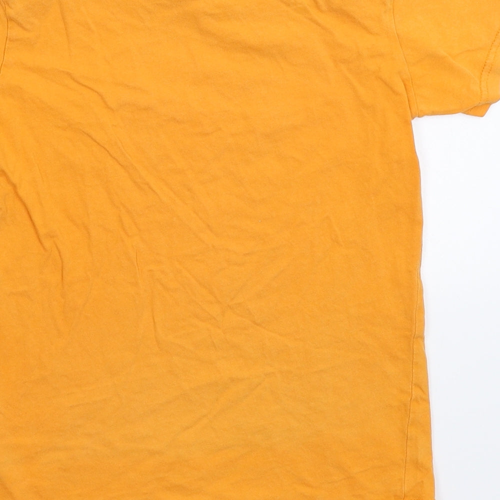Urban Outlaws Boys Orange   Basic T-Shirt Size 9-10 Years
