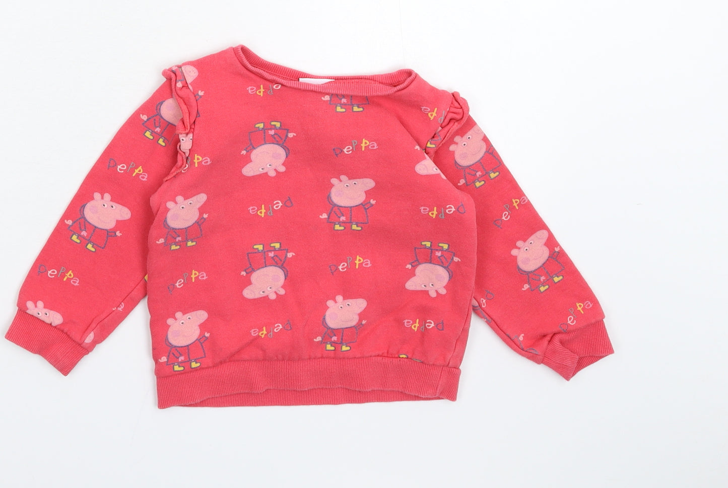 Mini Club Girls Pink   Pullover Sweatshirt Size 3-4 Years  - Peppa Pig